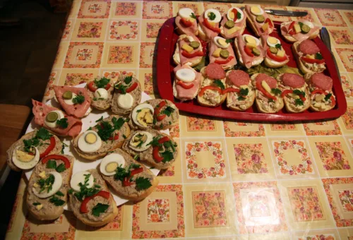 obložené chlebíčky